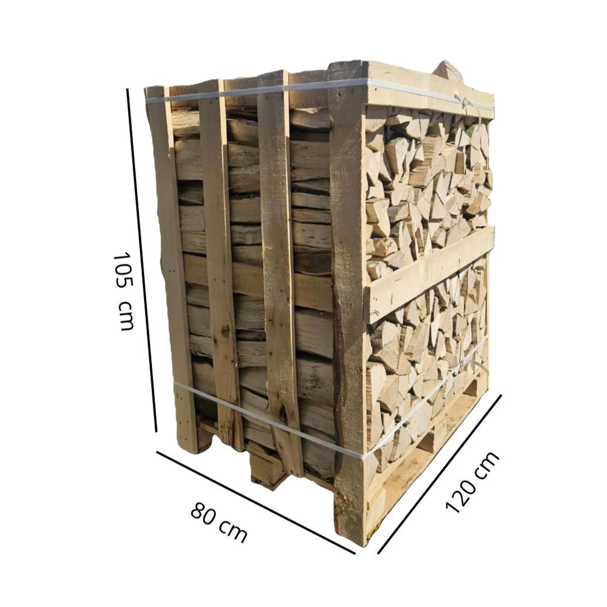 Kaminholz Buche 25 cm - 3 Raummeter ( 3 Kisten je 1 RM) - Kammergetrocknet - Premium Brennholz für Kamin & Ofen - Ofenfertig – Image 3