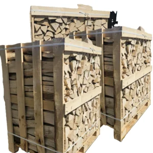 Kaminholz Buche 25 cm - 3 Raummeter ( 3 Kisten je 1 RM) - Kammergetrocknet - Premium Brennholz für Kamin & Ofen - Ofenfertig