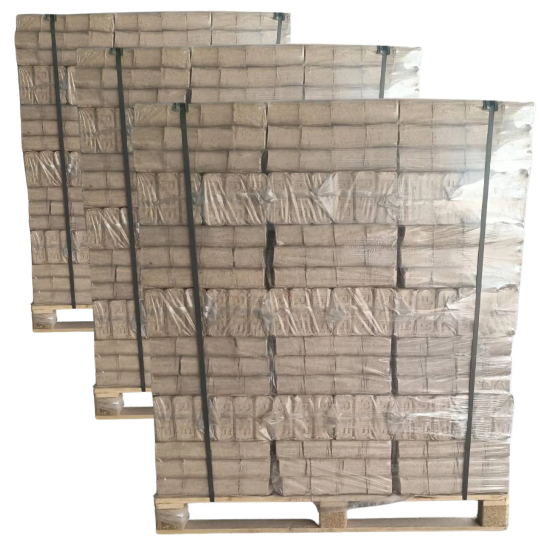 RUF BRIKETTS, 100% Buche – 10 kg Hartholzbriketts – Kaminbriketts Ofenbriketts, 2880 kg, 3 Palette je 960 kg