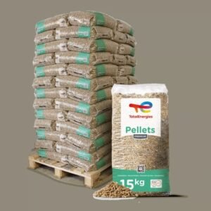 TotalEnergies Holzpellets Premium – 975 kg (65 x 15 kg Säcke)